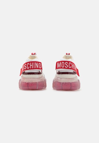 MOSCHINO UOMO - Tenisky - bianco/rosso