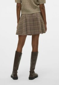 Vero Moda VMELLIE MITTLERE TAILLE - Jupe trapèze - silver mink