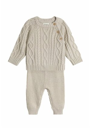REGULAR FIT - 2 PIECE CABLE SET - Pullover - natural