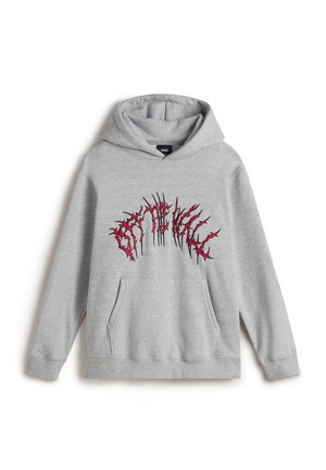 METAL ARCH LOOSE FIT HOODIE - Luvtröja - cement heather