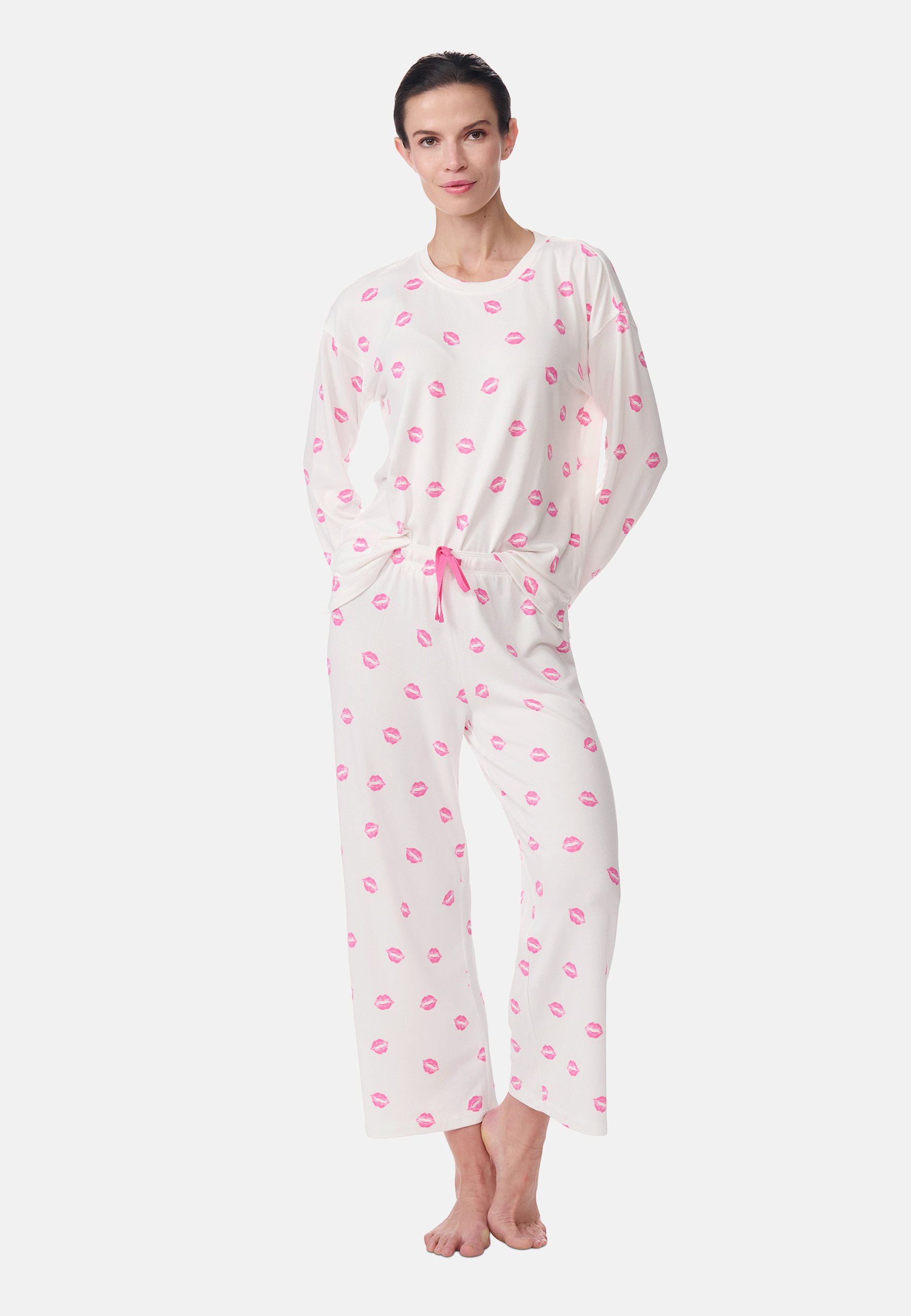 PJ Salvage Womens Loungewear Finger Paints Banded Pant Pajama Bottom, Multi, Small US