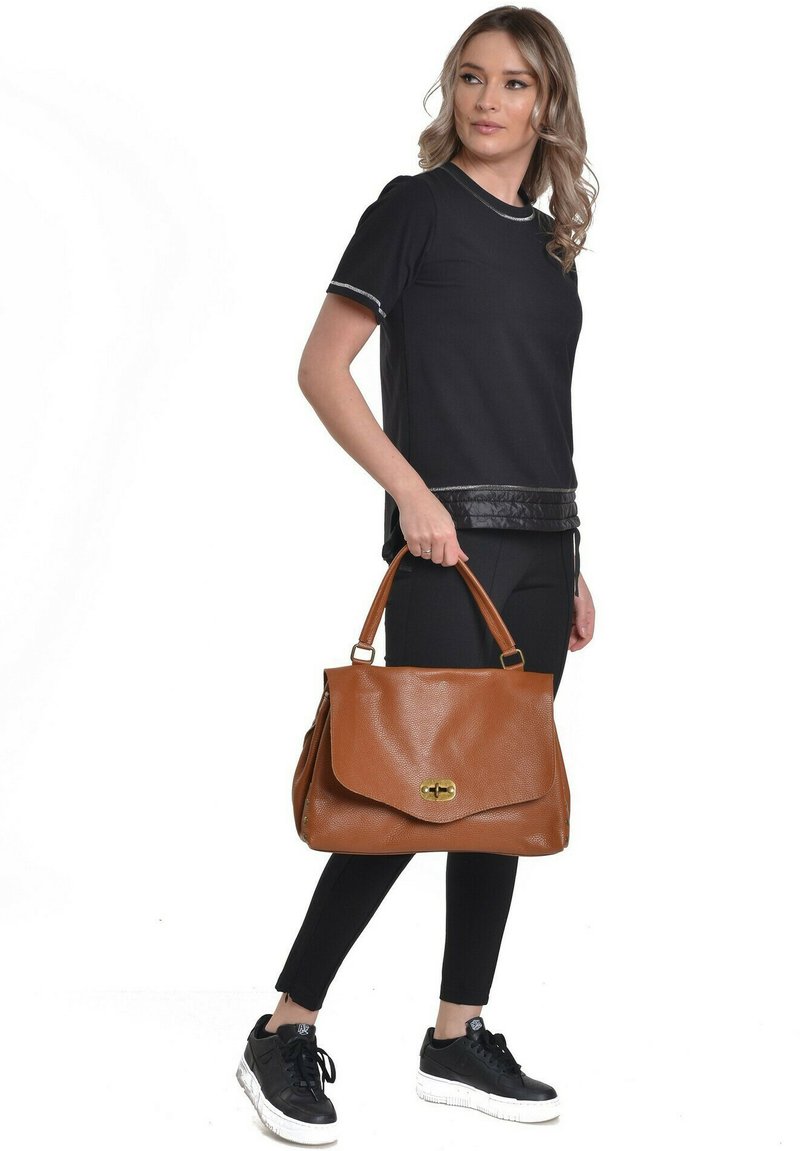 ANNA LUCHINI TOP HANDLE Handbag cognac Zalando.de