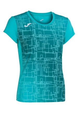 Joma ELITE VIII SS - T-shirt con stampa - turquesa