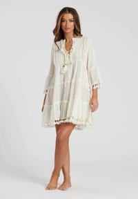 South Beach TRIM TIERED TASSEL MINI - Complementos de playa - white