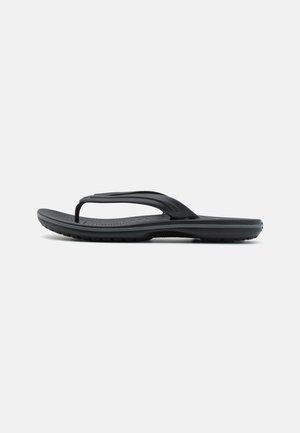 CROCBAND FLIP UNISEX - Pool shoes - black/slate grey