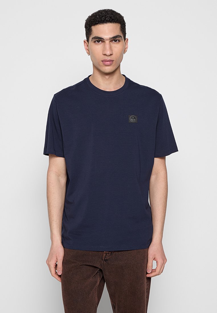 North Sails T-shirt basic donkerblauw