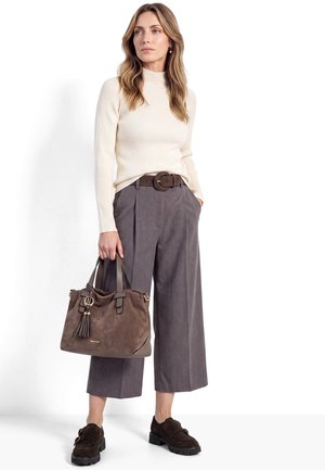 Tamaris, SLIPPER - Zapatos sin cordones - mocca suede