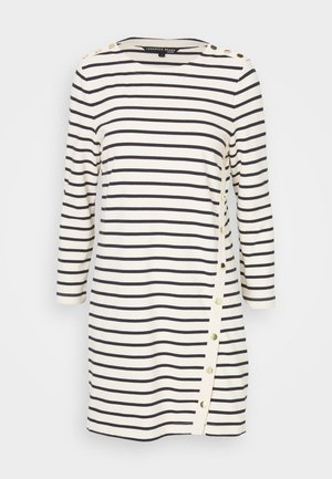 RUTA DRESS - Robe pull - white/dark blue
