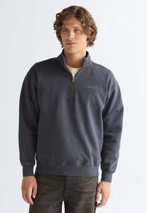 Wrangler, HALF ZIP - Pusa - faded black