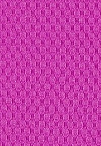 Texturiertes Material in leuchtendem Pink mit einem sich wiederholenden ovalen Muster, das für Griffigkeit sorgt. Die Oberfläche wirkt glatt mit einem subtilen Glanz.