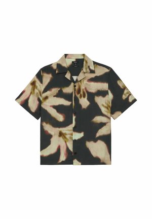 Reiss, REGULAR FIT - SPRINGS GRAPHIC FLORAL-PRINT SHORT-SLEEVE SHIRT . - Pluus - black