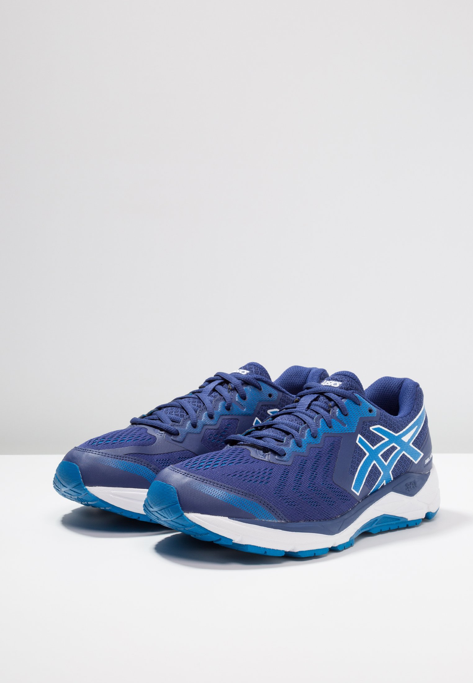 ASICS GEL-FOUNDATION 13 2E - Neutral running shoes - dark  blue/black/white/blue - Zalando.ie