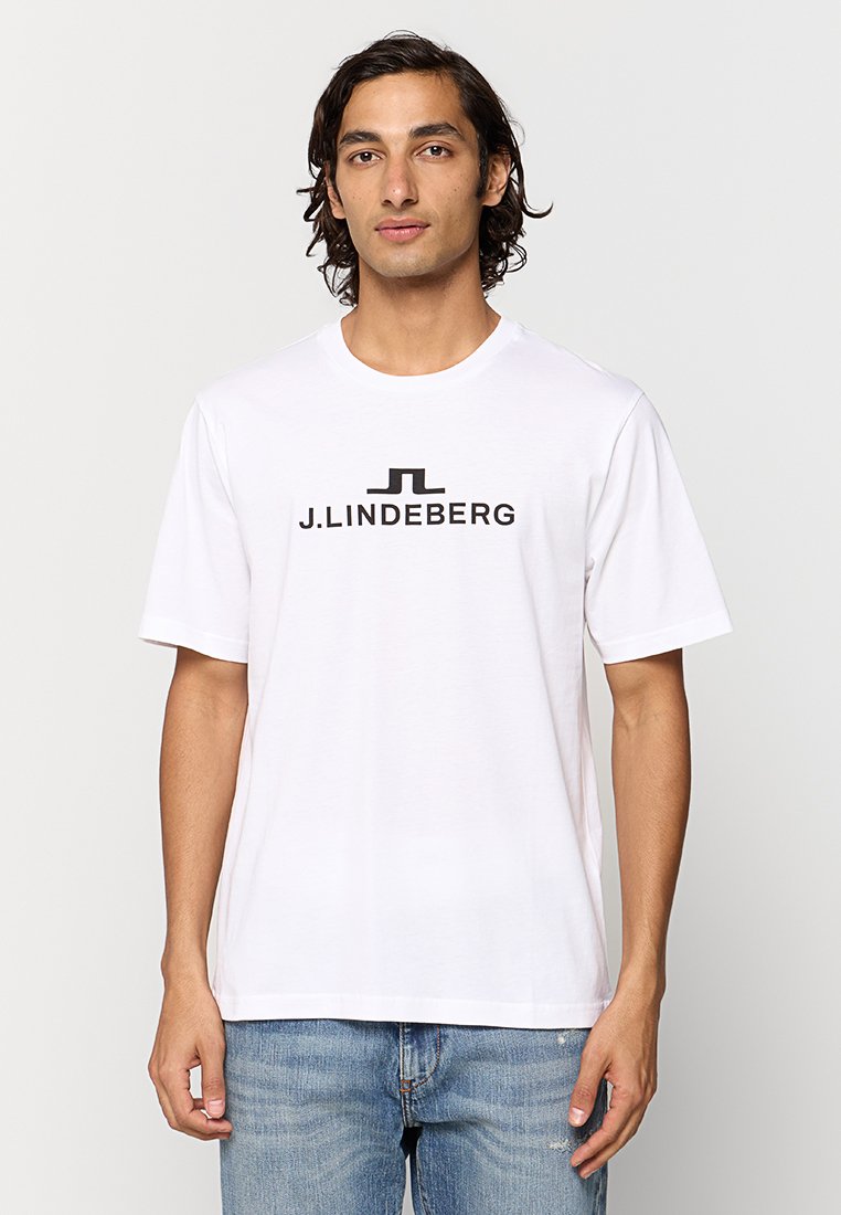 J.LINDEBERG T-shirt print wit J.LINDEBERG T-shirt print wit