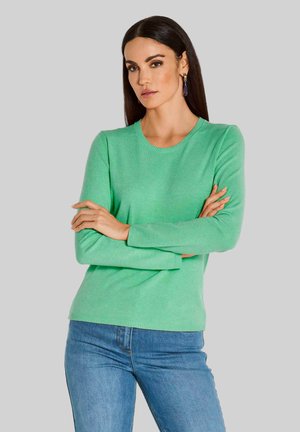 MADELEINE, Trui - emerald   melange