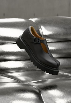 REJENA MARY JANE SHOE - Polobotky - black old harness