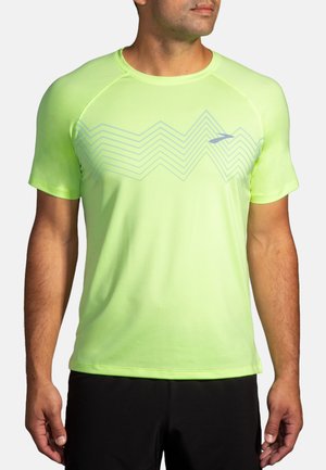 Brooks ATMOSPHERE SHORT SLEEVE 2.0 - Sport T-Shirt - lime elevate