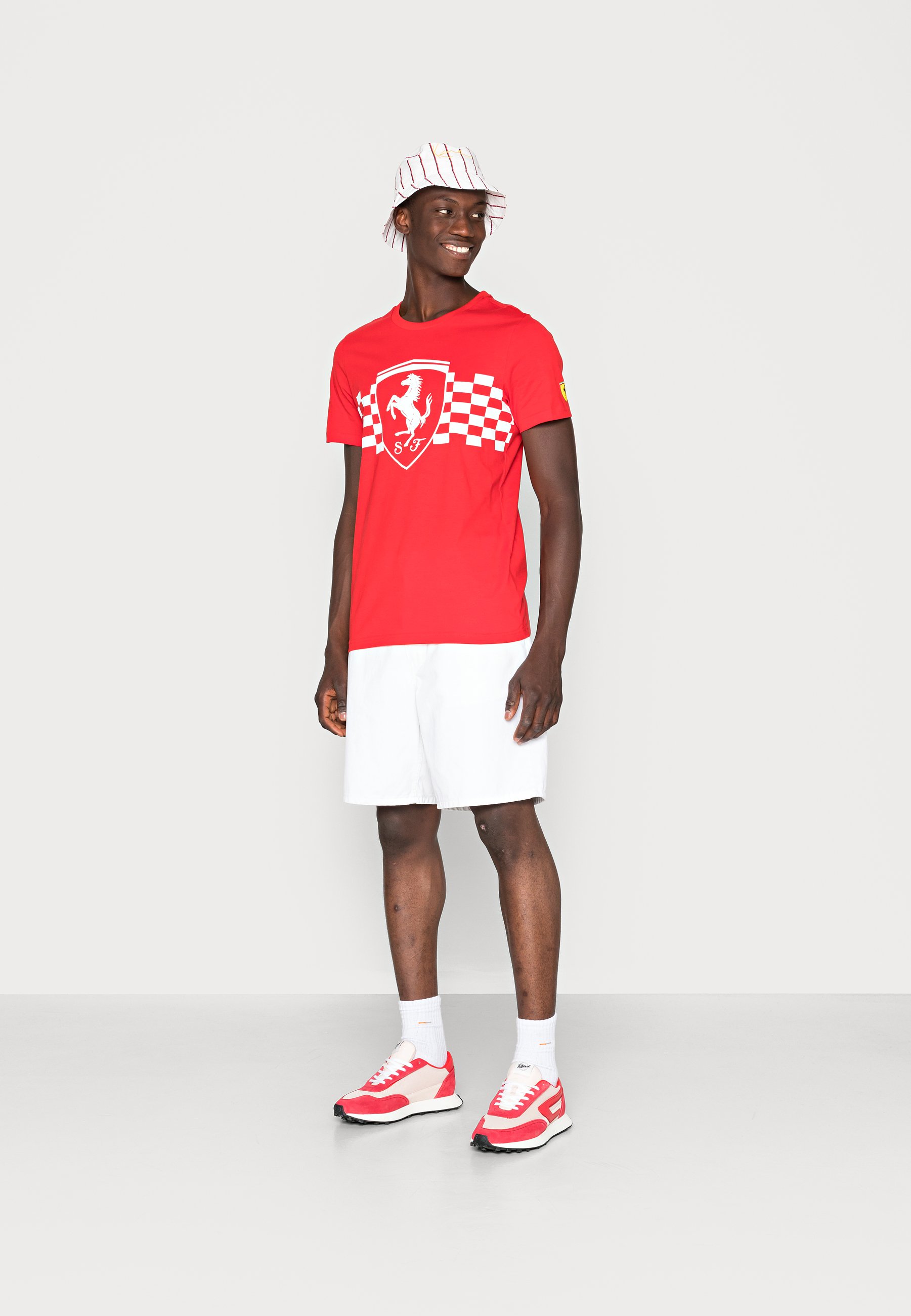 puma ferrari white t shirt