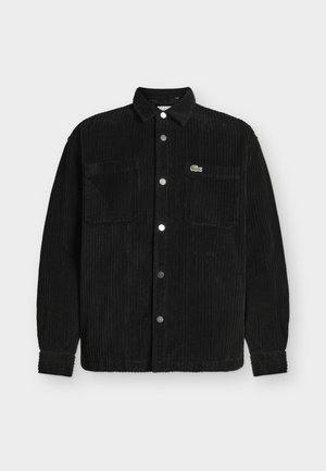 Lacoste, CORDRUROY SHIRT - Overhemd - black