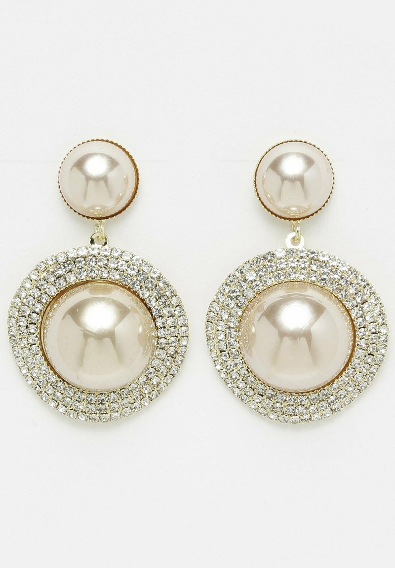 Damen Halsketten | Avant-Garde Paris AVANT-GARDE PARIS ELEGANT CRYSTALS STUDDED PEARL Ohrringe rose gold/roségoldfarben - UQ8720 Damen Halsketten | Avant-Garde Paris AVANT-GARDE PARIS ELEGANT CRYSTALS STUDDED PEARL Ohrringe rose gold/roségoldfarben - UQ8720