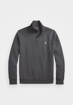 Polo Ralph Lauren DOUBLE-KNIT QUARTER-ZIP PULLOVER - Sudadera - barclay heather