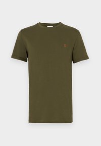 T-shirt basic - olive night/orange