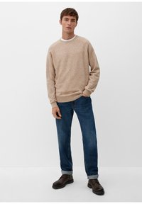 s.Oliver Strickpullover - sandfarben
