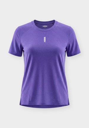 HOKA, EVERYRUN SHORT SLEEVE - Sport T-shirt - cosmic purple
