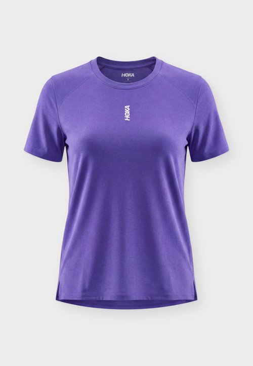 Hoka Camiseta de manga corta EveryRun - Cosmic Purple — photo 5