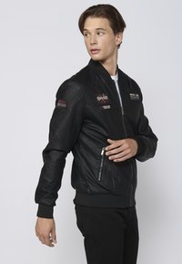 Koroshi EFFECT  - Műbőr dzseki - black