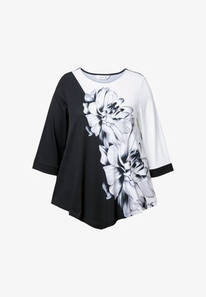 MIAMODA, BLÜTEN, 3/4-ÄRMEL - Bluse - black