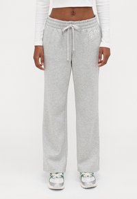 GAP Petite HERITAGE - Treniņtērpa apakšdaļas - light heather grey
