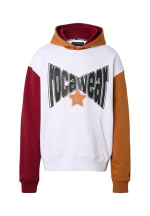 Rocawear, ROCAWEAR COLORED HOODY - Hanorac - brightwhite reddahlia hawaiiansunset
