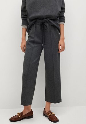 Pantalon classique - mottled dark grey