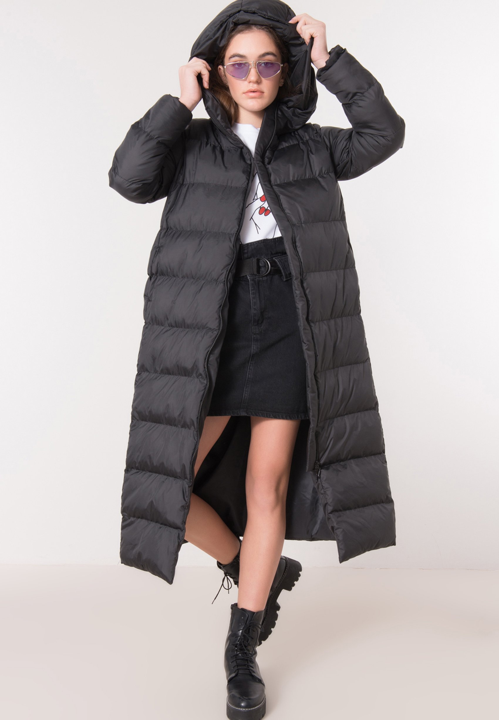 long black warm coat