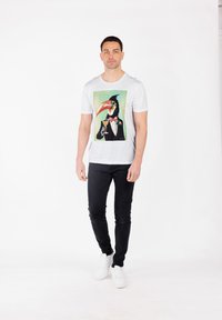 Key Largo MT HORNBILL ROUND - T-Shirt print - white