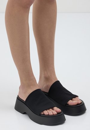 Mules à talons - nero