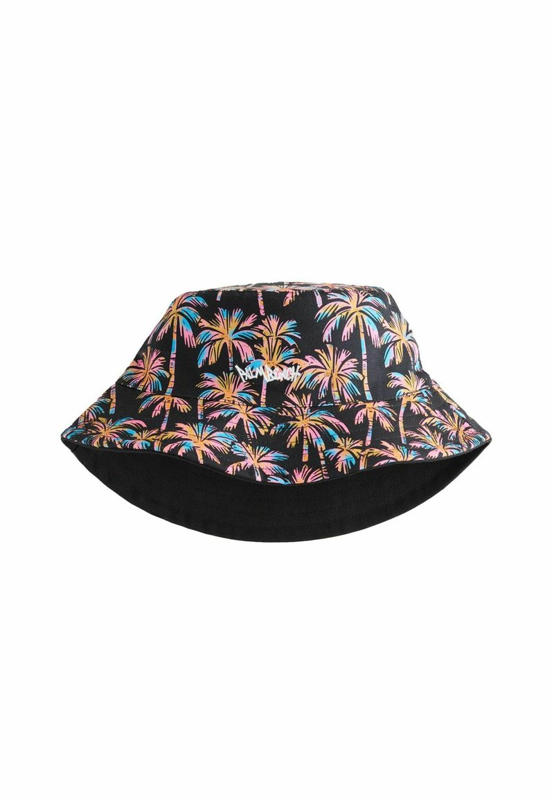 Next REVERSIBLE BUCKET HAT . - Sombrero - black multi palm trees/negro ...