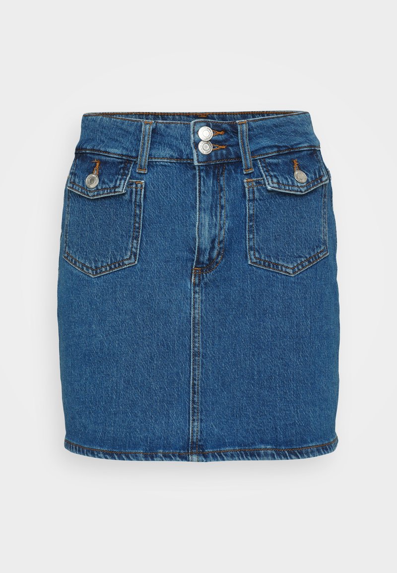 Vero Moda Petite Minirok blauw denim/bluedenim Vero Moda Petite Minirok blauw denim/bluedenim