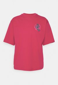 Santa Cruz OPUS HAND OVERLAY UNISEX - T-shirt estampada - magenta