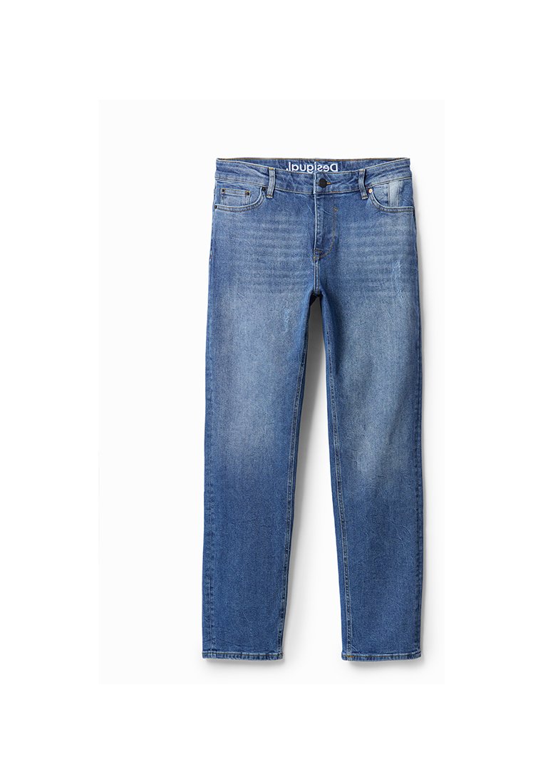 Desigual Straight leg jeans blauw