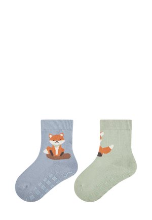2ER-PACK FUCHS - Socks - dunkelblau meliert
