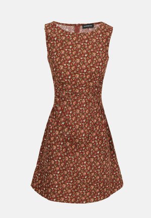 Even&Odd, Robe de jour - brown base floral print