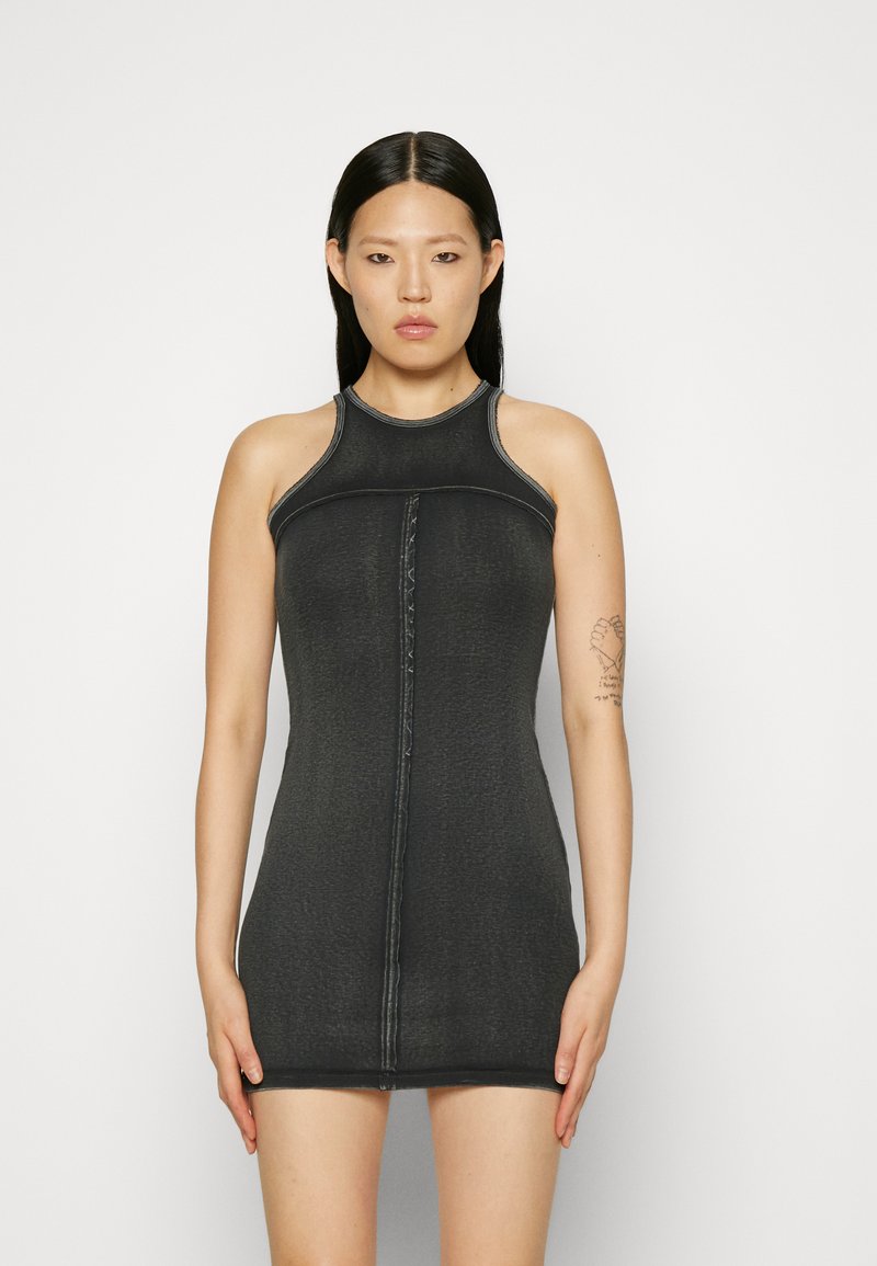 ECKHAUS LATTA LAPPED DRESS - Jerseykleid - charcoal