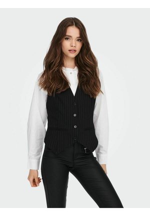 Gestuz PAULA WAISTCOAT - Waistcoat - black - Zalando.co.uk