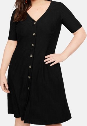 Vestido camisero - black