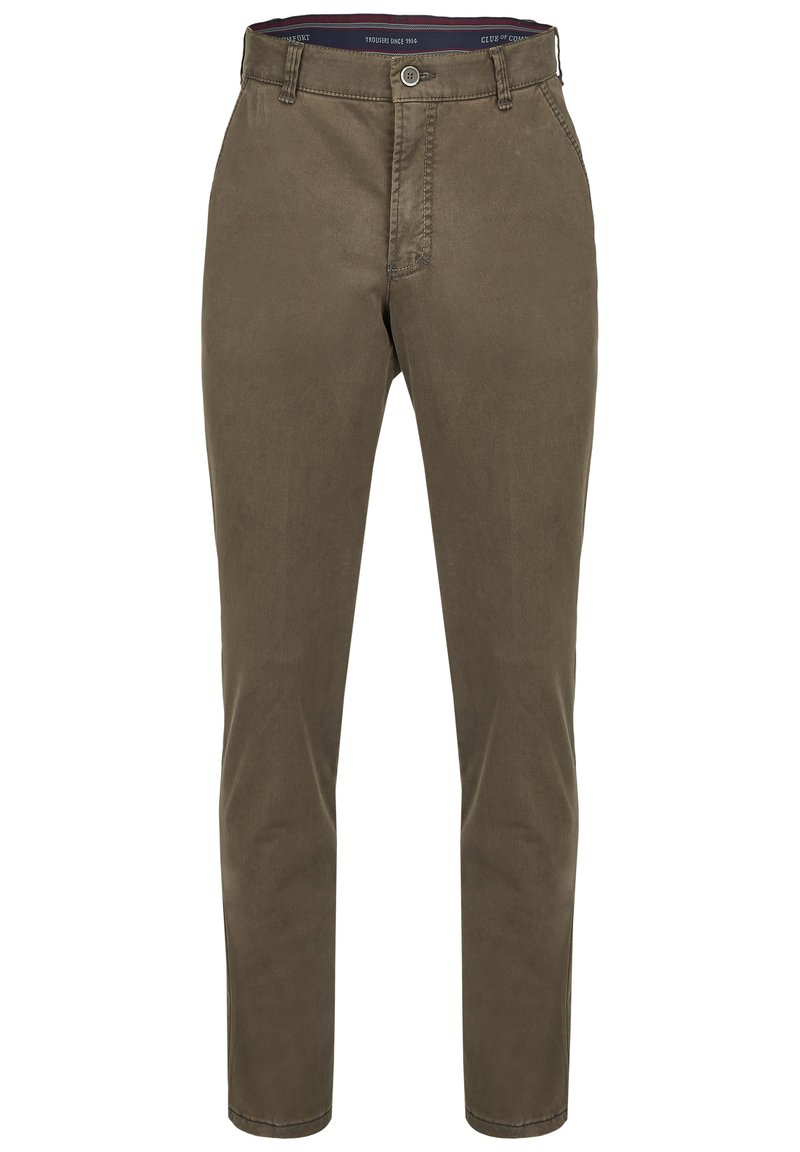 Club of Comfort - GARVEY HIGH STRETCH - Chinos - oliv 71, Enlarge
