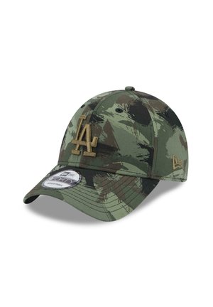 New Era LOS ANGELES DODGERS MLB PAINTED AOP 9FORTY ADJUSTABLE - Cap - oliv