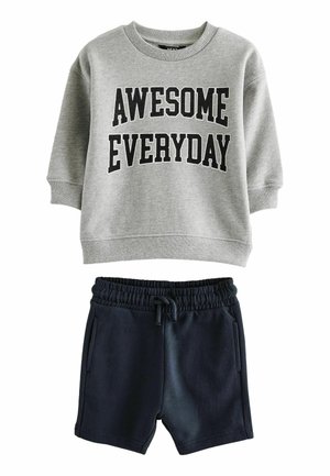 SET - Sweatshirt - grey varsity