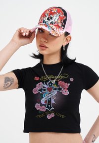 Ed Hardy - Print T-shirt - black Thumbnail Image 1
