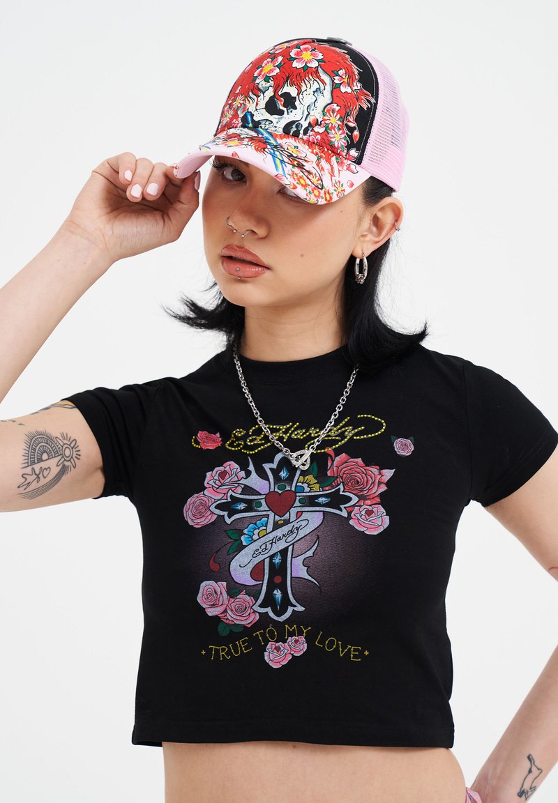 Ed Hardy - Print T-shirt - black, Enlarge